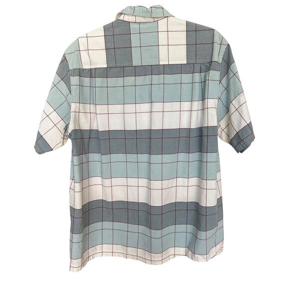 Levi's Silvertab 90s Retro Vintage Blue Checkered Shirt Size Large - Picture 5 of 5